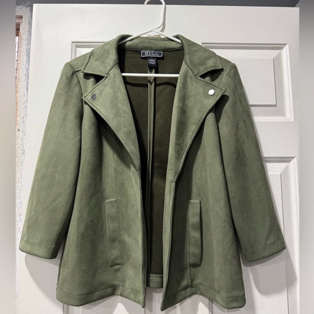 NYC Women's Olive Trench Coat